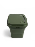 Корзина - столик maclay 2 в 1, складная, 47×28.5×23.5 см, зелёная