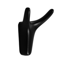 Крючок мебельный CAPPIO OX, двухрожковый, цвет черный