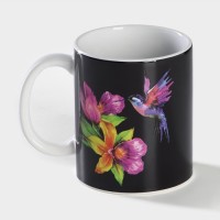 Кружка-хамелеон Доляна «Колибри», 350 мл, керамика, небольшие дефекты