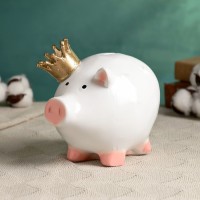 Копилка "Свинка принцесса" 15х12х17см