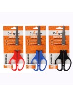 Ножницы канцелярские 17 см, CALLIGRATA, пластиковые ручки, в блистере