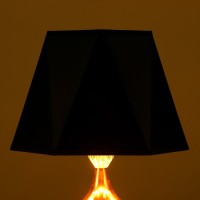 Абажур E27 черно-золотой 28х25х19 см