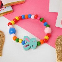 Браслет детский «Выбражулька» зайчик сонный на радуге, цвет МИКС