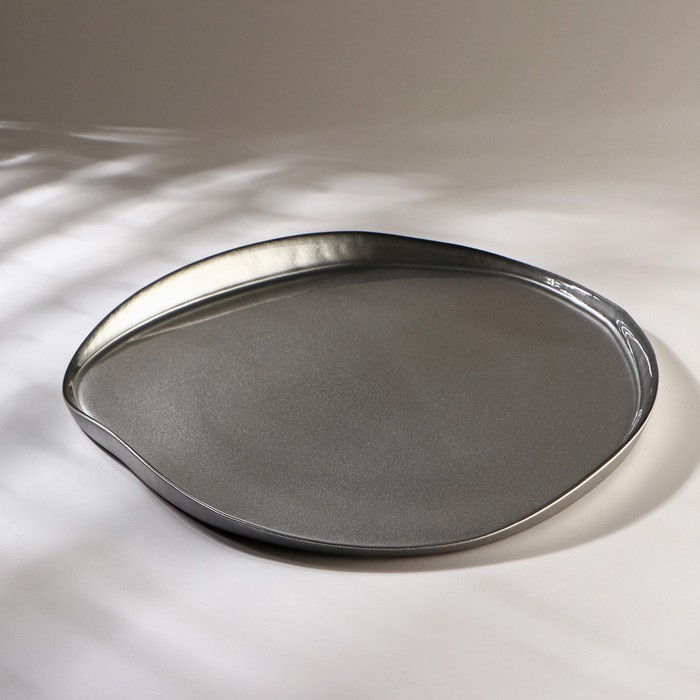 Тарелка с бортом Trend, d=28 см, цвет серый