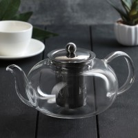 Чайник заварочный Доляна «Калиопа», 600 мл, с металлическим ситом