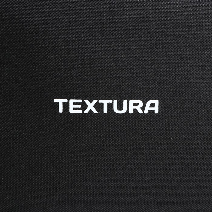 Сумка спортивная, TEXTURA, маленький размер, цвет чёрный