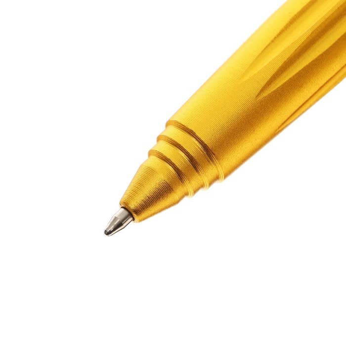 Ручка шариковая металлическая Calligrata «Тактическая», поворотная, золотистая