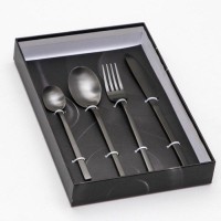 Набор столовых приборов Magistro «Оску стандарт», 4 предмета, цвет золотой