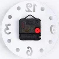 Часы-наклейка DIY "Цветы и бабочки", плавный ход, d-15 см, 20.5 х 20.5 см