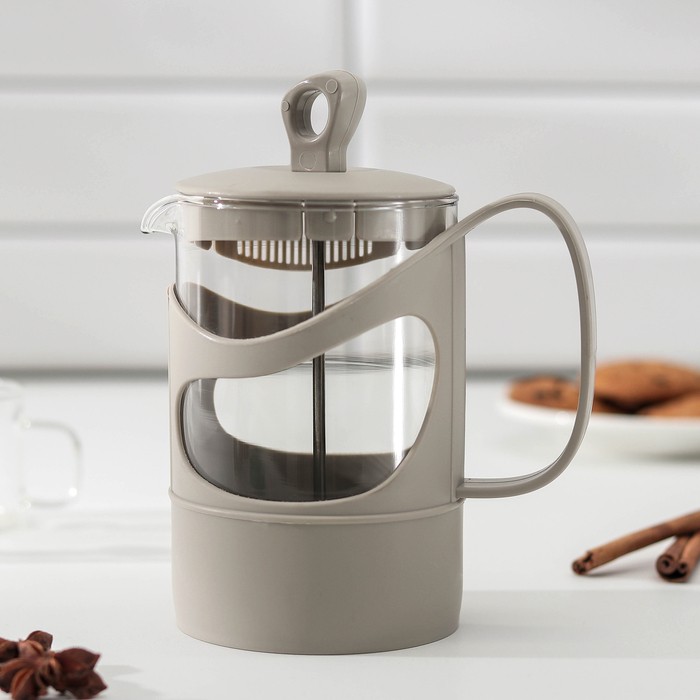 Френч-пресс «Арабика», 1 л, цвет серый