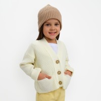 Кардиган детский KAFTAN, размер 30 (98-104 см), молочный