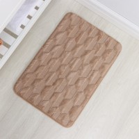 Коврик для ванной и туалета SAVANNA «Стоун», 40×60 см, бежевый