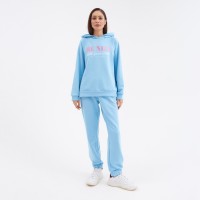 Костюм женский (толстовка, брюки) MIST Be nice, размер 52-54, голубой