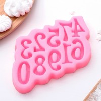 Молд «Цифры», 15×10 см, цвет МИКС