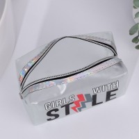 Косметичка на молнии для бассейна, матовая, с принтом Stile, разноцветная