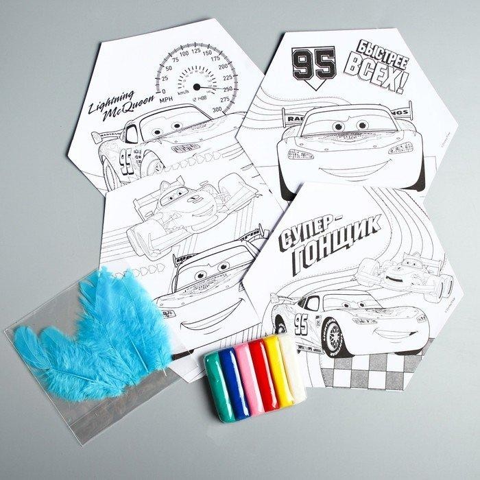 Набор для рисования, Тачки 48 предметов