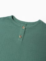 Рубашка Крошка Я «Муслин», рост 68, зеленая