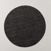 Салфетка сервировочная на стол «Ди», d=38 см, цвет тёмный шоколад