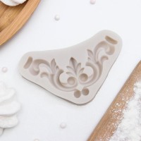 Молд «Лепнина», 10,5×6×1 см, цвет МИКС