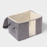 Кофр для хранения вещей LaDо́m «Грэй», 30×21×20 см, серый