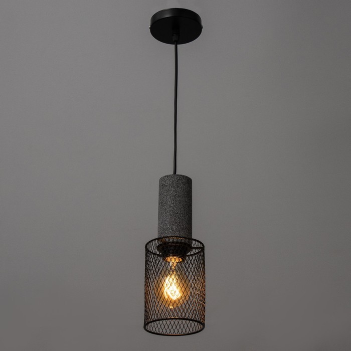 Светильник BayerLux "Сатус" Е27 40Вт черный10х10х26-126см