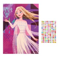 Аппликация стразами, 14,8*21 см "Эльза", Холодное сердце