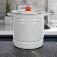 Мантоварка-позница, 12 л, 4 вставки, с пластмассовой ручкой, цвет белый