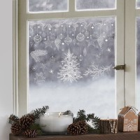 Наклейка для окон «Яркий праздник», многоразовая, 50 × 70 см