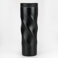 Термокружка, 500 мл, «Мастер К», сохраняет тепло 8 ч., 7.8×22 см, чёрная