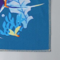 Набор ковриков для ванной и туалета Доляна «Подводный мир», 2 шт: 45×48, 58×78 см