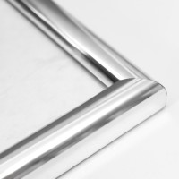 Фоторамка пластик 10х15 см серебро (112)