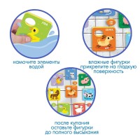 Мягкий пазл для малышей Крошка Я «Кто как говорит?», 8 шт., от 1 года
