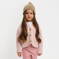Кардиган детский KAFTAN, размер 28 (86-92 см), розовый