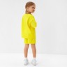 Костюм детский (футболка, шорты) MINAKU: Casual Collection цвет жёлтый, рост 116 см