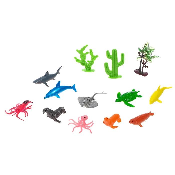 Развивающий набор с карточками «Водные животные», по методике Домана Развивающий набор с карточками «Водные животные», по методике Домана