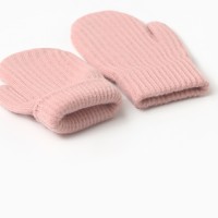 Варежки детские MINAKU, розовые, 18 см
