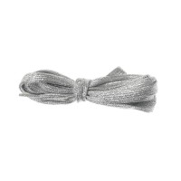 Шнурки для обуви, пара, плоские, 8 мм, 110 см, цвет золотистый