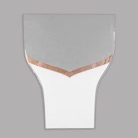 Пакет цветочный Конус, «Наилучшие пожелания», белый, 36×20×45 см±1 см