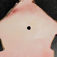 Подвесной декор - ключница "Домовенок Кузя" из полистоуна, 27 см