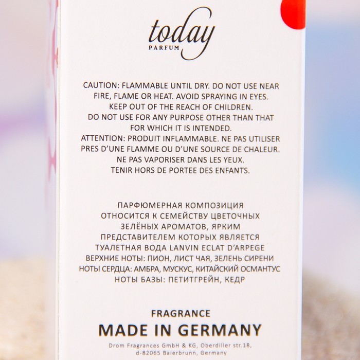 Туалетная вода женская с феромонами The Scent Molecules 02, 100 мл