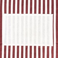 Фартук Доляна "Полоса бордо" 67 х 74см, 100%пэ
