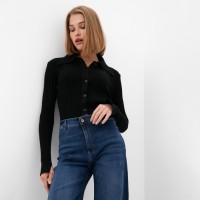 Джемпер женский MINAKU: Knitwear collection, чёрный, размер 42-44