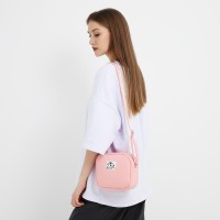 Сумка кросс-боди на молнии, цвет розовый