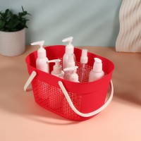 Органайзер для хранения, с ручками, 1 секция, 27×18×14.5 см, МИКС