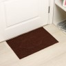 Коврик придверный Доляна «Восточная сказка», влаговпитывающий, без окантовки, 38×57 см, коричневый