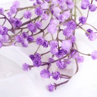 Цветы искусственные "Гипсофила хлопчатая" 60 см, сиреневый