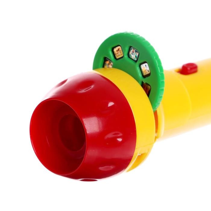 Проектор-фонарик «Забавные животные» 2 в 1, цвета МИКС