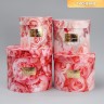 Набор коробок для цветов 4 в 1, упаковка подарочная, «Нежные цветы», 14×14×13 см - 20×20×17.5 см