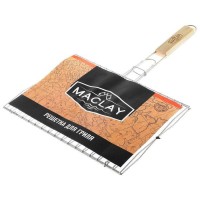 Решётка-гриль для рыбы двойная Maclay, нержавеющая сталь, размер 45 × 25 см