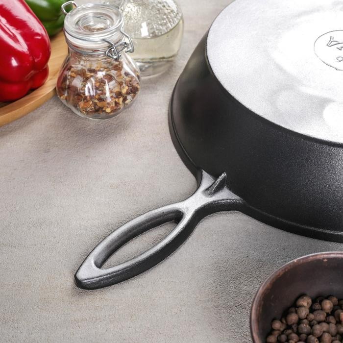 Сковорода «Сотейник», d=26 см, без крышки, антипригарное покрытие, цвет чёрный